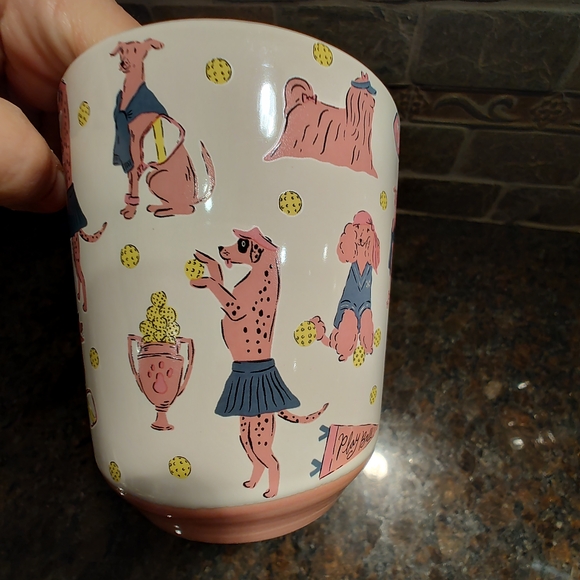NWT Playful Pink Dog Print Mug, Prima Mugs - Picture 5 of 7